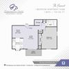 1 bed 1 bath floor plan 1 bed 1 bath floor plan at Glengarry Park, Waterford, MI, 48328